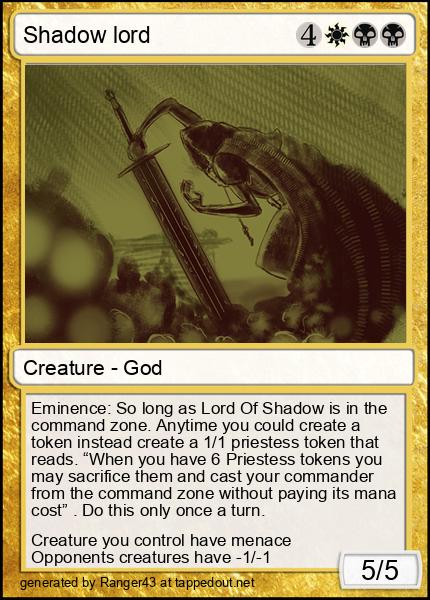Commander: Shadow lord