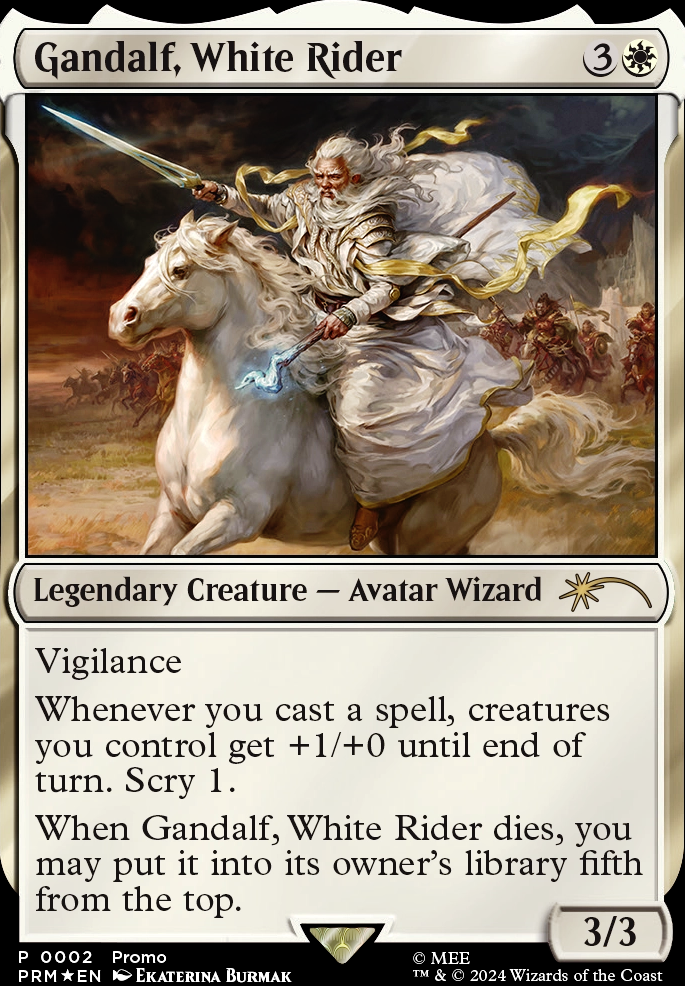 Featured card: Gandalf, White Rider