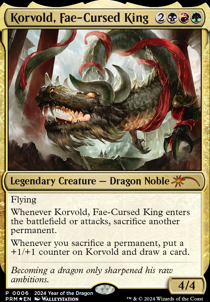 Featured card: Korvold, Fae-Cursed King