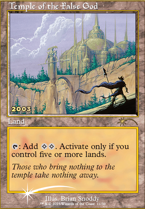Featured card: Temple of the False God