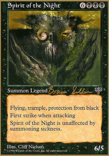 Featured card: Spirit of the Night