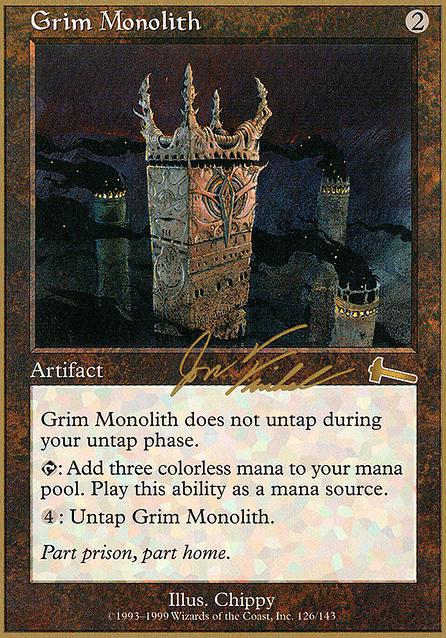 Featured card: Grim Monolith