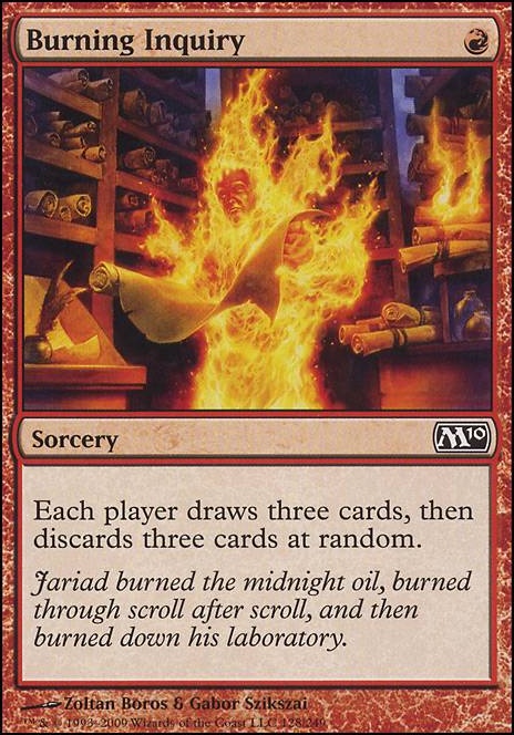 Burning Inquiry feature for Burning Trap