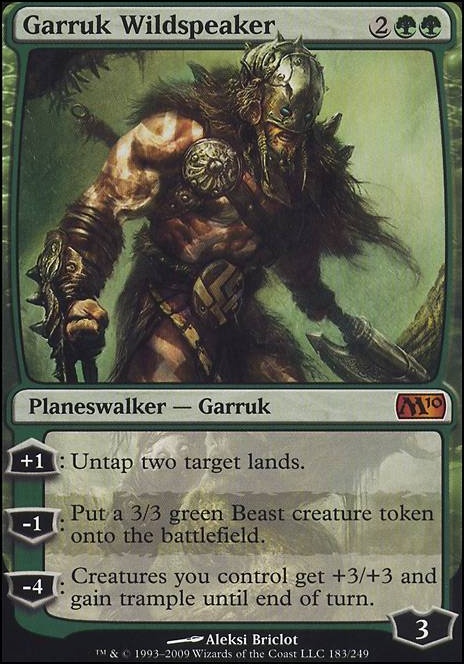 Featured card: Garruk Wildspeaker