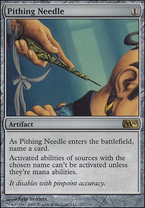 Featured card: Pithing Needle