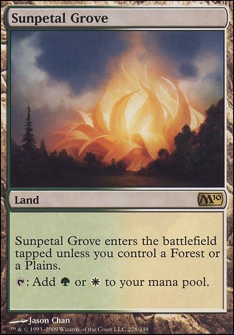 Featured card: Sunpetal Grove