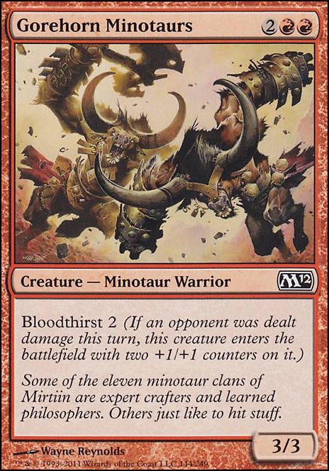 Featured card: Gorehorn Minotaurs