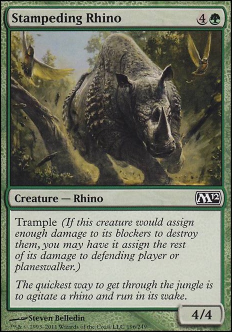 Stampeding Rhino