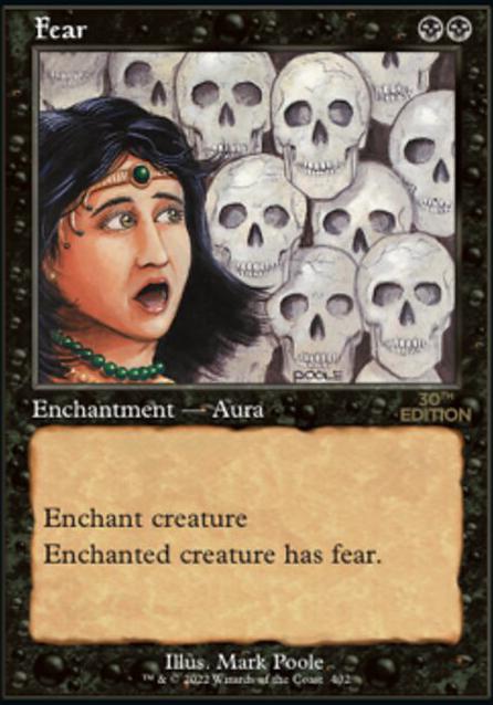 Featured card: Fear