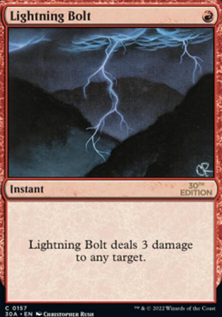 Featured card: Lightning Bolt