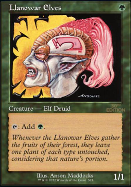 Featured card: Llanowar Elves