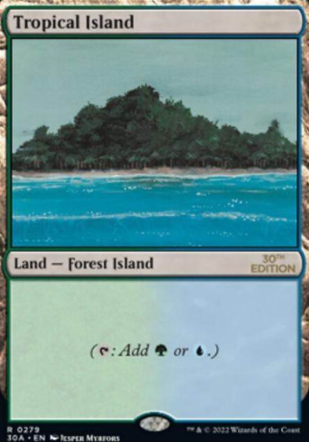 Featured card: Tropical Island