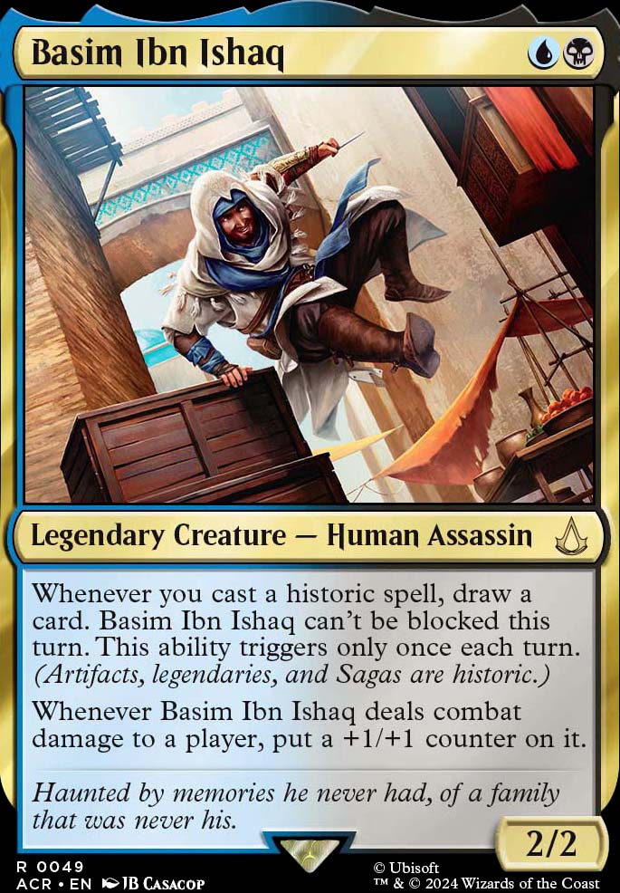 Basim Ibn Ishaq feature for control but assassin - rose