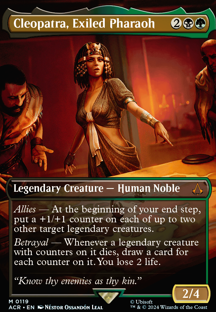 Featured card: Cleopatra, Exiled Pharaoh