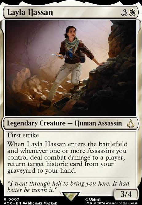 Layla Hassan feature for Ezio