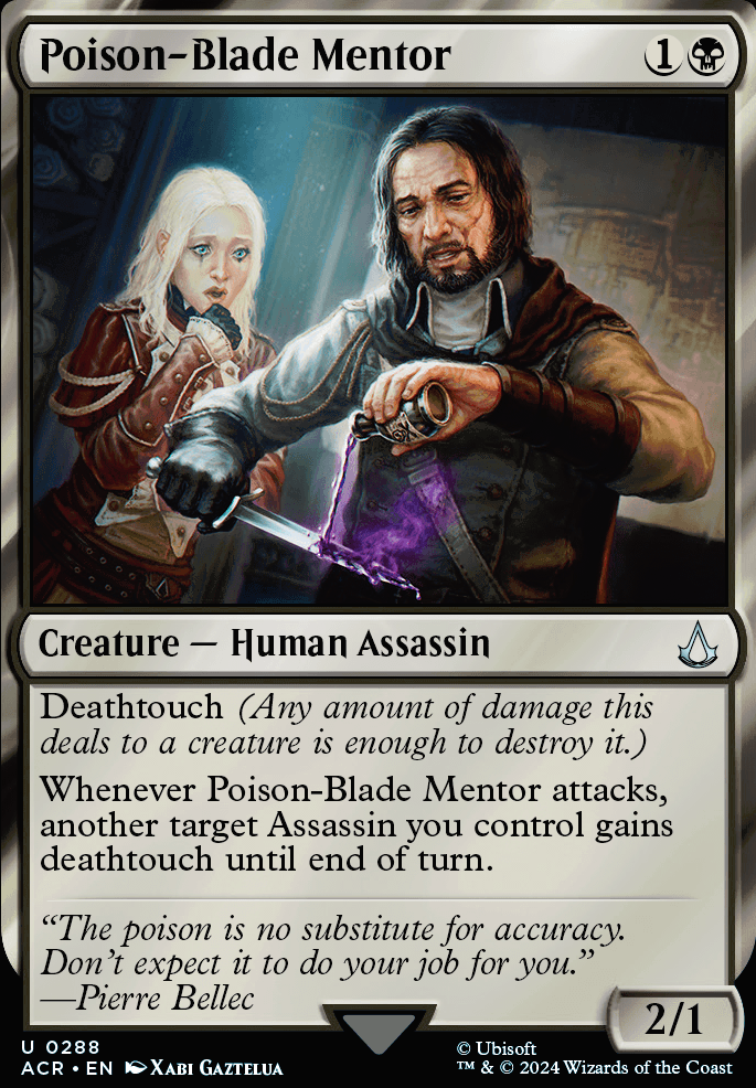 Poison-Blade Mentor