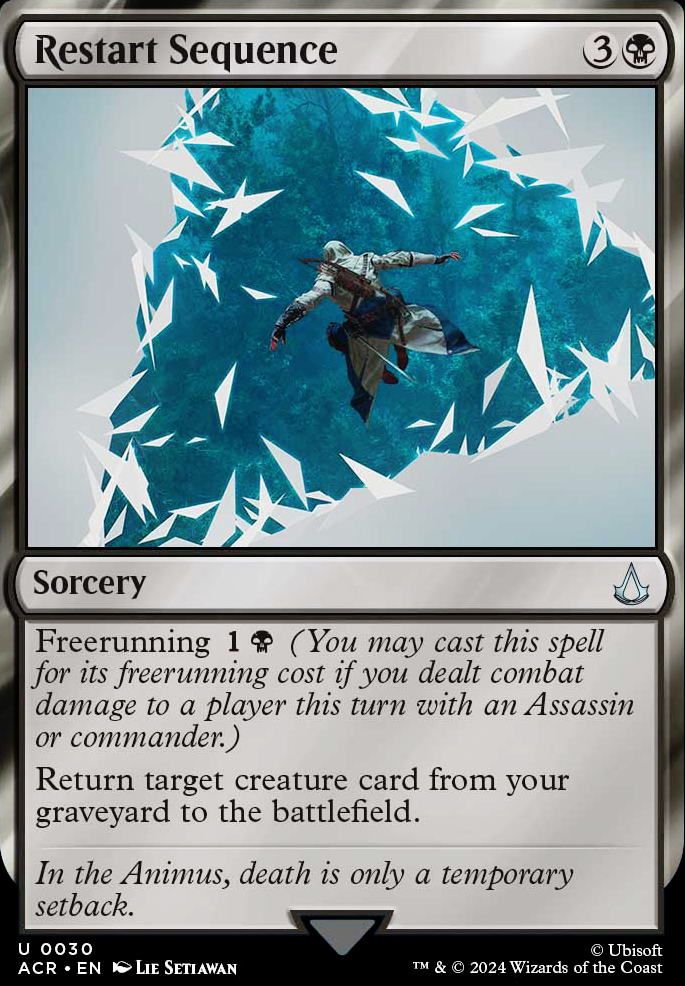 Featured card: Restart Sequence