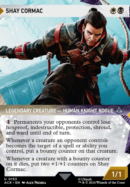 Shay Cormac feature for Assassin Assassin