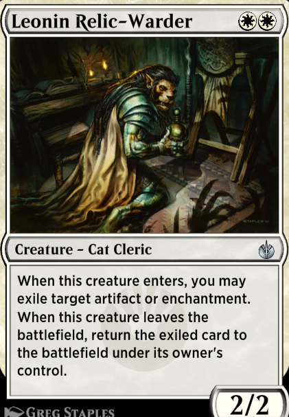 Featured card: Leonin Relic-Warder