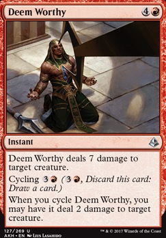 Featured card: Deem Worthy