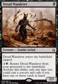 Dread Wanderer feature for Highlander Mono-B Aggro