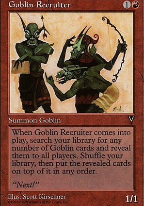 Featured card: Goblin Recruiter