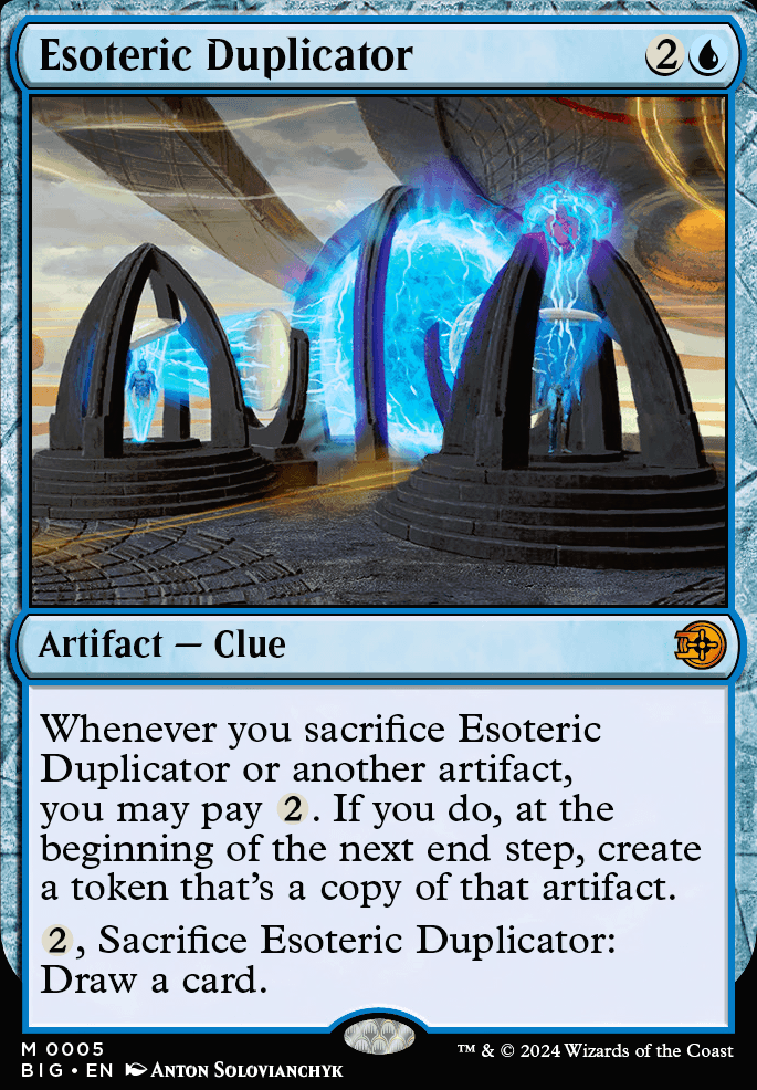 Esoteric Duplicator feature for Inevitable Value