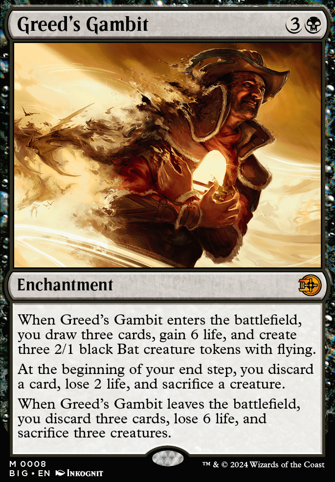 Featured card: Greed's Gambit