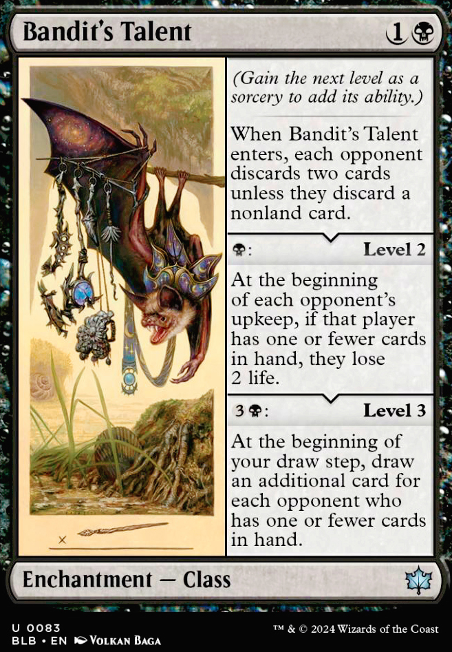 Bandit's Talent feature for 8-Rack? In standard? In 2024?!?