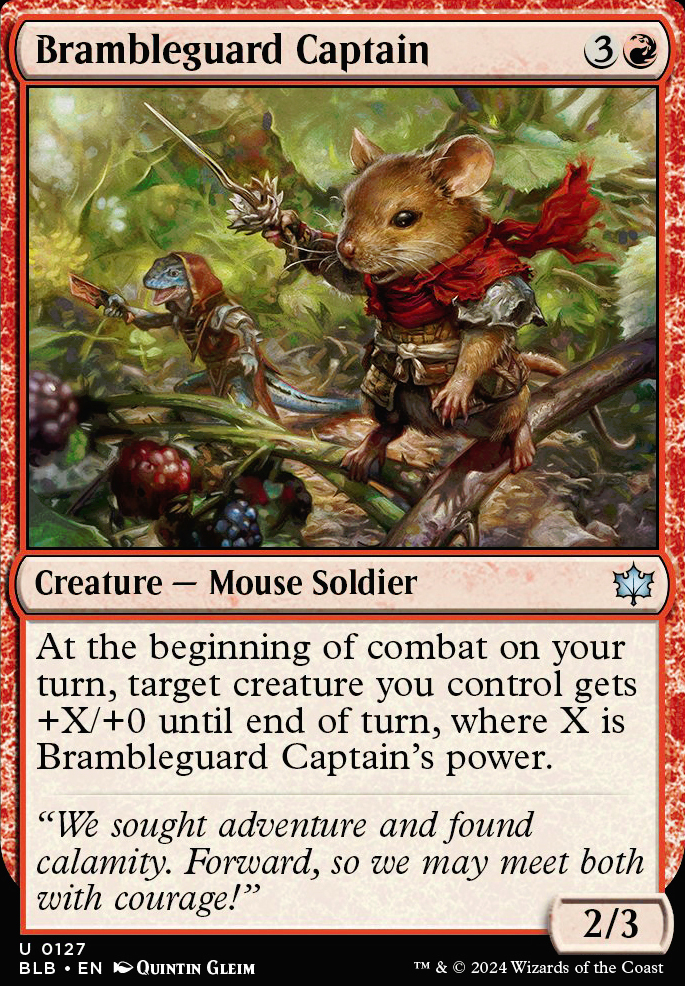 Featured card: Brambleguard Captain