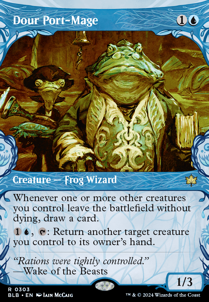 Dour Port-Mage feature for Malodorous Toads