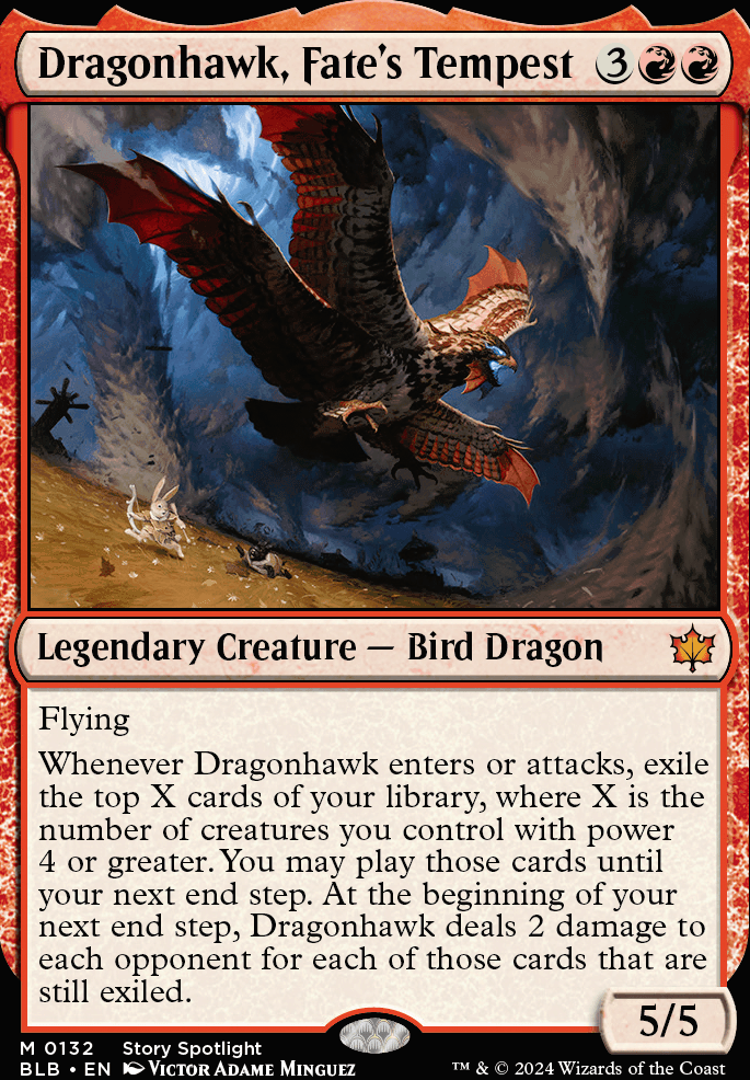 Dragonhawk, Fate's Tempest feature for Dragonhawk, Fate's Tempest