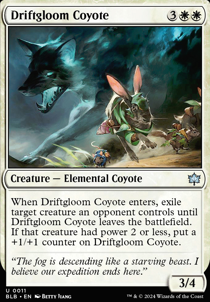 Featured card: Driftgloom Coyote