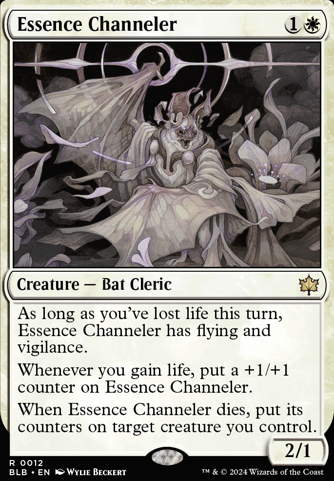 Essence Channeler feature for Zoraline: Bats&Company