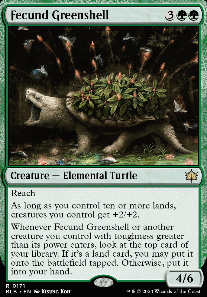 Featured card: Fecund Greenshell