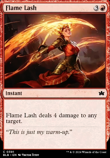 Flame Lash feature for Learn to play: RG Aggro