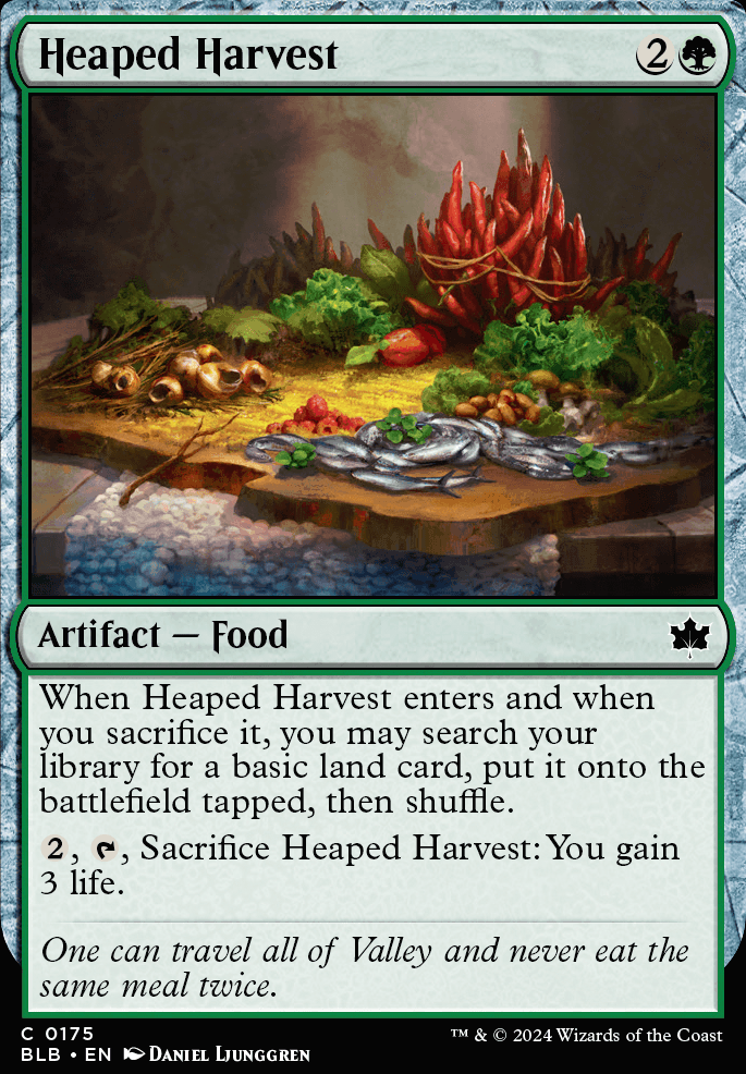 Featured card: Heaped Harvest