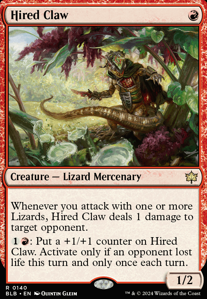 Featured card: Hired Claw