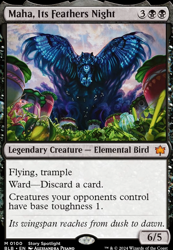 Maha, Its Feathers Night feature for BLB - Dimir Control