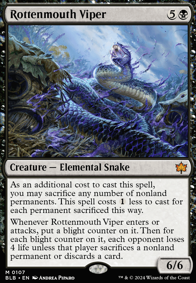 Rottenmouth Viper feature for SnekBlade