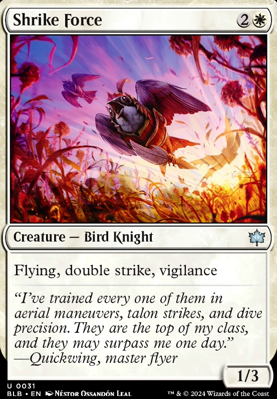 Shrike Force feature for Birbtron