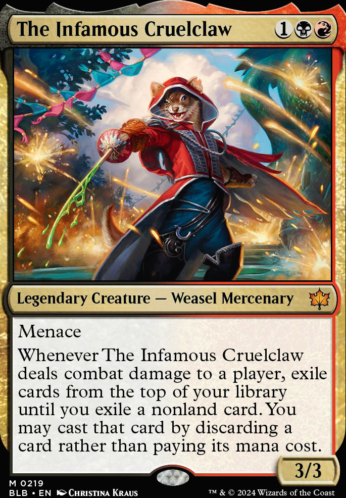 The Infamous Cruelclaw feature for Cruelclaw EDH