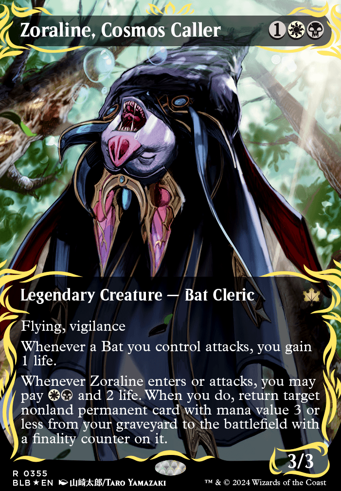 Featured card: Zoraline, Cosmos Caller