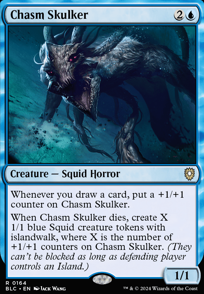 Chasm Skulker feature for Teferi, Blue Whirlwind