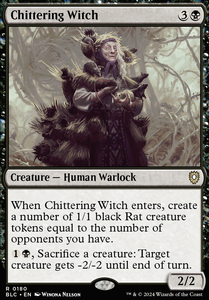 Featured card: Chittering Witch