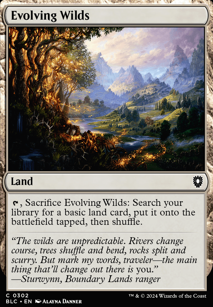 Featured card: Evolving Wilds