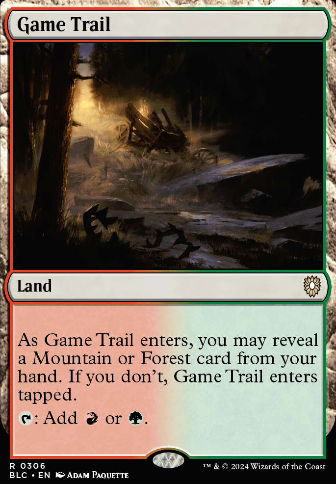 Featured card: Game Trail