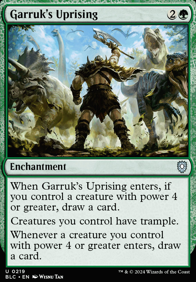 Featured card: Garruk's Uprising