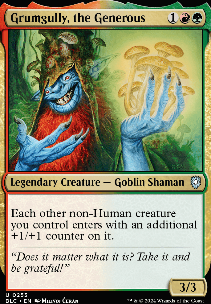 Grumgully, the Generous feature for (MAT Updated)Actively Managed Common/Uncommon cube