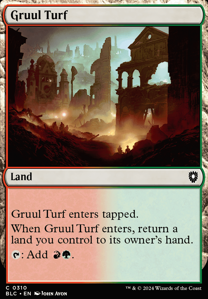 Gruul Turf feature for Omnath Landfall